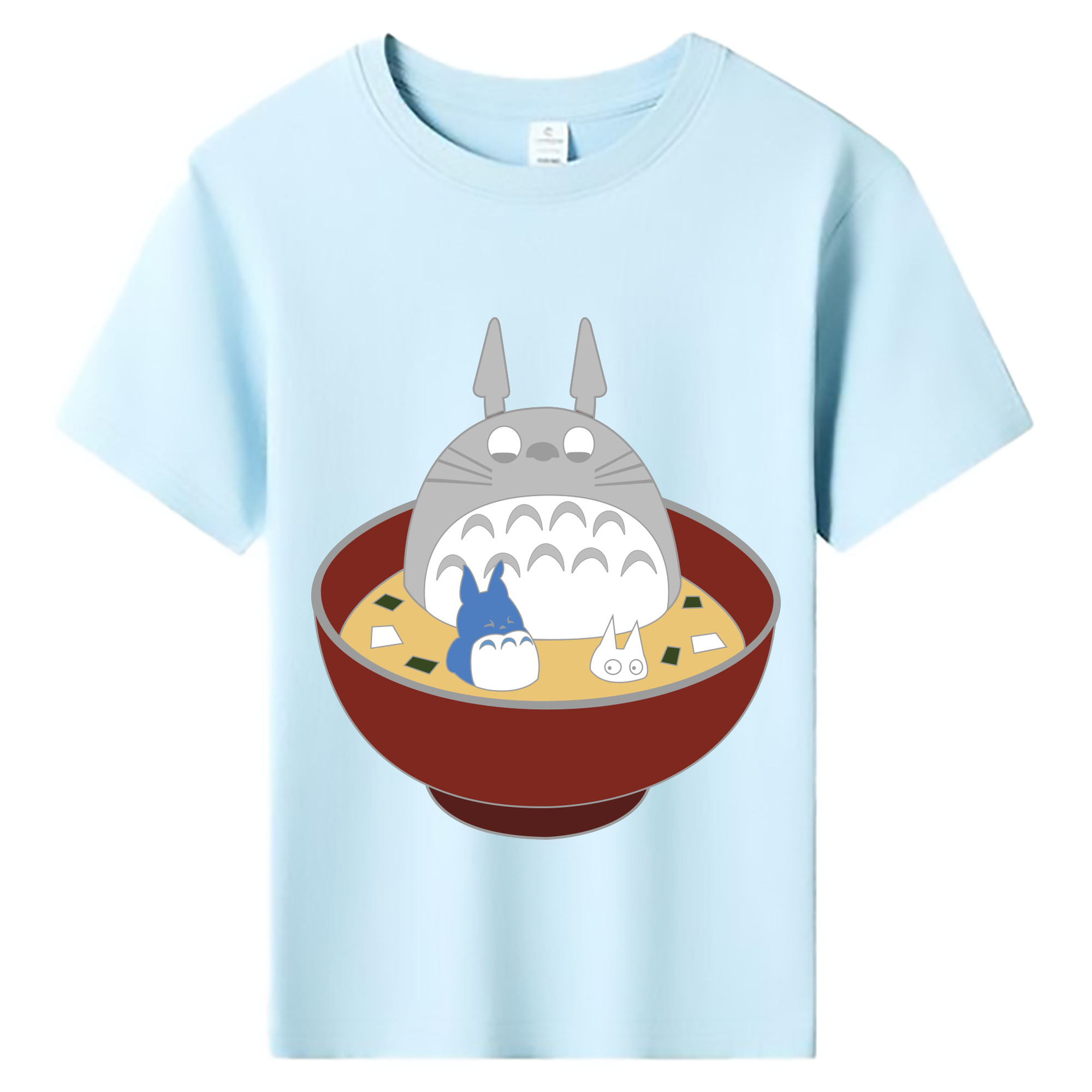 （画像用） となりのトトロ 草壁メイ 草壁サツキ My Neighbor Totoro Satsuki Kusakabe Mei Kusakabe 綿100％キッズTシャツ（フロントプリント）